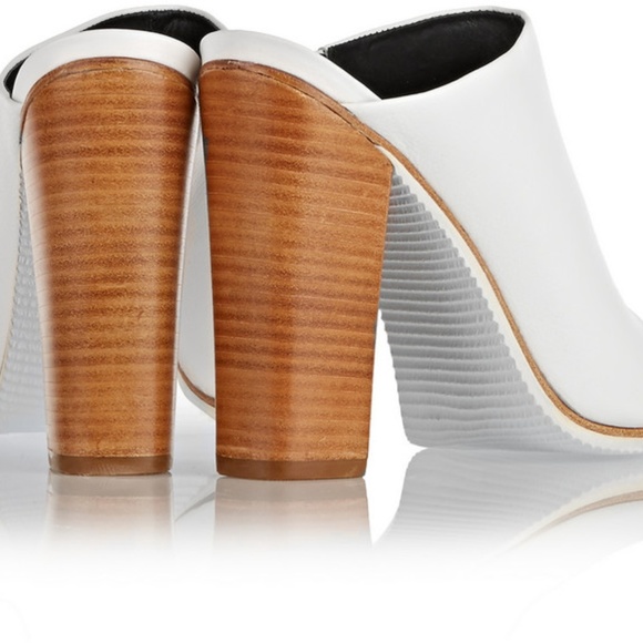 Tibi Bee Mule in White - Picture 3 of 8